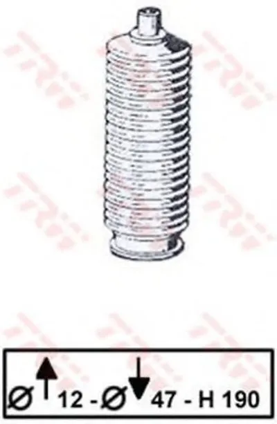 Комплект пылника, рулевое управление TRW купить