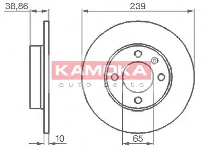 Тормозной диск KAMOKA KAMOKA купить