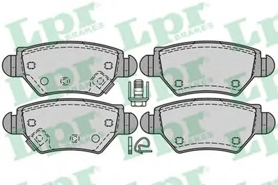 Комплект тормозных колодок, дисковый тормоз LPR купить