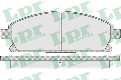 Комплект тормозных колодок, дисковый тормоз LPR купить