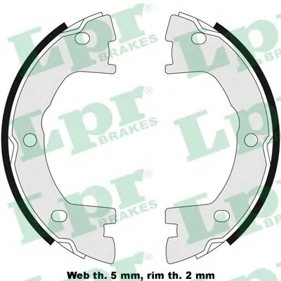 Комплект тормозных колодок, стояночная тормозная система LPR купить