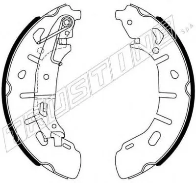 Комплект тормозных колодок TRUSTING купить