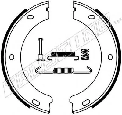 Комплект тормозных колодок, стояночная тормозная система TRUSTING купить