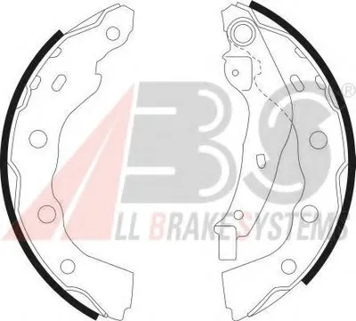 Комплект тормозных колодок A.B.S. купить