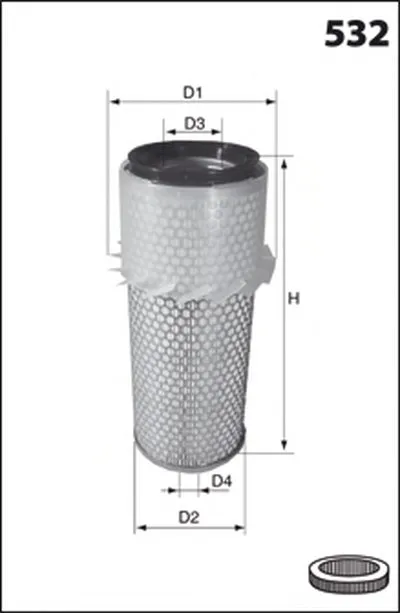 Воздушный фильтр MECAFILTER MECAFILTER купить