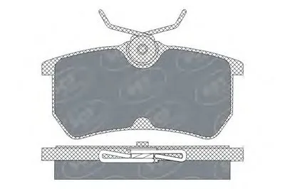 Комплект тормозных колодок, дисковый тормоз SCT Germany купить