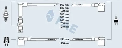 Комплект проводов зажигания FAE купить