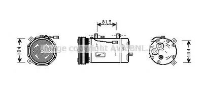 Компрессор, кондиционер AVA QUALITY COOLING купить
