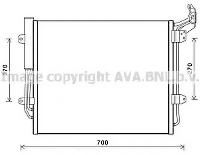Конденсатор, кондиционер AVA QUALITY COOLING купить