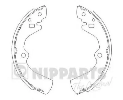 Комплект тормозных колодок NIPPARTS купить
