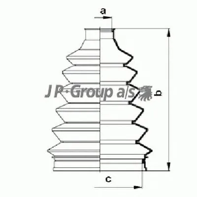 Комплект пылника, приводной вал QH JP GROUP купить
