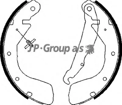 Комплект тормозных колодок QH JP GROUP купить