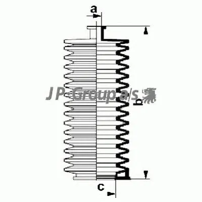 Комплект пылника, рулевое управление QH JP GROUP купить