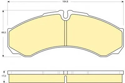 Комплект тормозных колодок, дисковый тормоз GIRLING купить