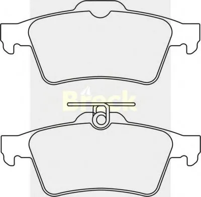 Комплект тормозных колодок, дисковый тормоз BRECK купить