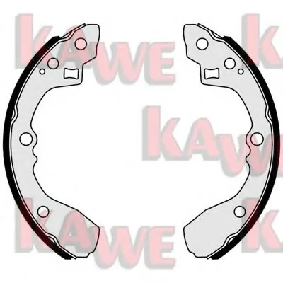 Комплект тормозных колодок KAWE купить