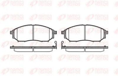 Комплект тормозных колодок, дисковый тормоз KAWE купить