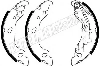 Комплект тормозных колодок REPARATION KIT fri.tech. купить