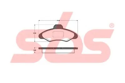 Комплект тормозных колодок, дисковый тормоз sbs купить