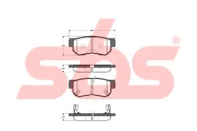 Комплект тормозных колодок, дисковый тормоз sbs купить