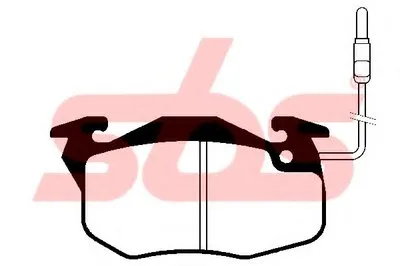 Комплект тормозных колодок, дисковый тормоз sbs купить