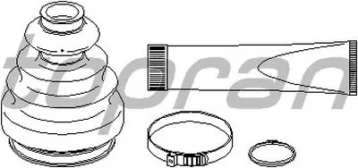 Комплект пылника, приводной вал TOPRAN купить