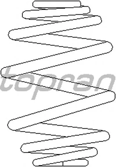 винтовая пружина TOPRAN купить