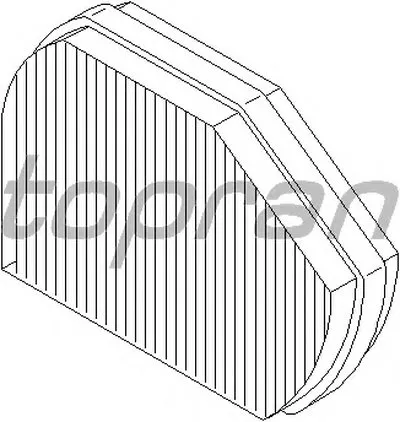 Фильтр, воздух во внутренном пространстве TOPRAN купить