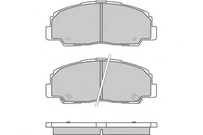 Комплект тормозных колодок, дисковый тормоз E.T.F. купить