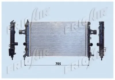 Радиатор, охлаждение двигателя FRIGAIR купить