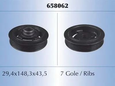 Ременный шкив, коленчатый вал MALÒ купить