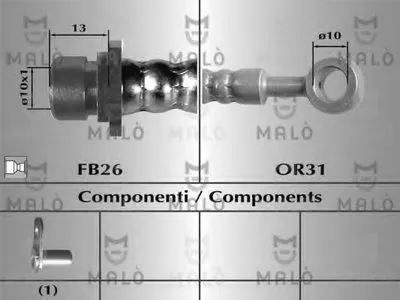 Тормозной шланг MALÒ купить