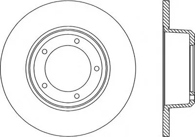 Тормозной диск ADAPTIVE OPEN PARTS купить