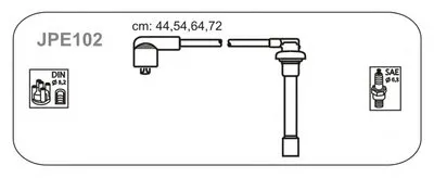 Комплект проводов зажигания JANMOR купить