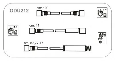 Комплект проводов зажигания JANMOR купить