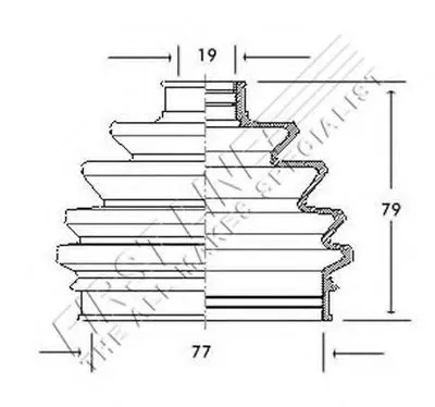Пыльник, приводной вал FIRST LINE купить