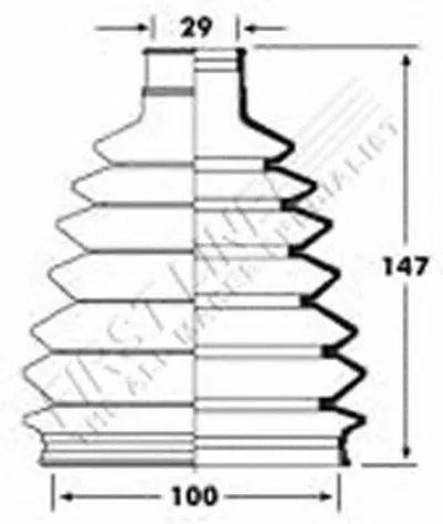 Пыльник, приводной вал FIRST LINE купить