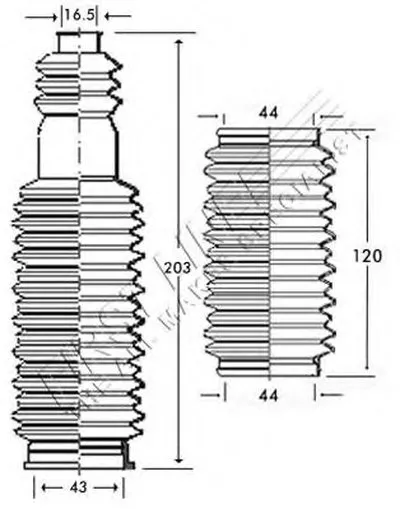 Пыльник, рулевое управление FIRST LINE купить