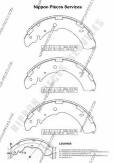 Комплект тормозных колодок NPS купить