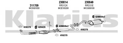 Система выпуска ОГ KLARIUS купить
