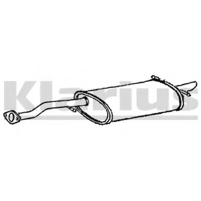 Глушитель выхлопных газов конечный KLARIUS купить