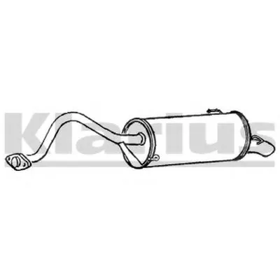 Глушитель выхлопных газов конечный KLARIUS купить