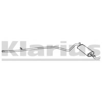 Глушитель выхлопных газов конечный KLARIUS купить