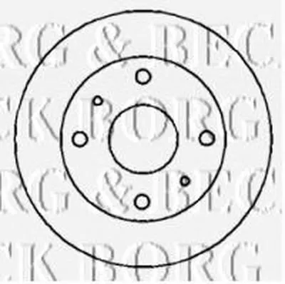 Тормозной диск BORG & BECK купить