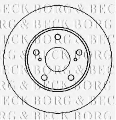 Тормозной диск BORG & BECK купить