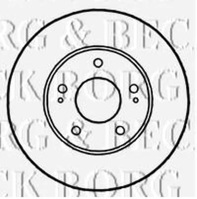 Тормозной диск BORG & BECK купить