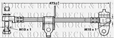Тормозной шланг BORG & BECK купить