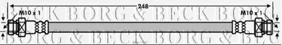 Тормозной шланг BORG & BECK купить