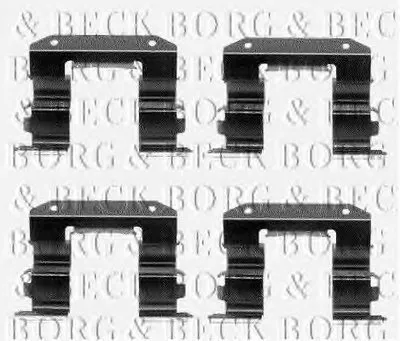 Комплектующие, колодки дискового тормоза BORG & BECK купить