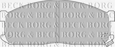 Комплект тормозных колодок, дисковый тормоз BORG & BECK купить